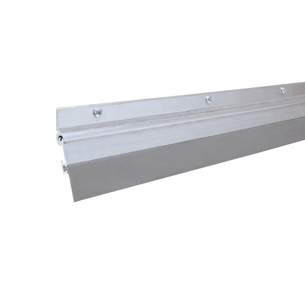 Zoro Select Door Bottom, Flip Up, 2 1/4x3/4x36, Alum - 2RRJ1