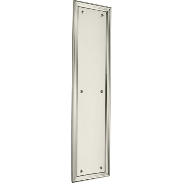 Baldwin Estate Lifetime Bright Nickel Push Plates - 2280.055