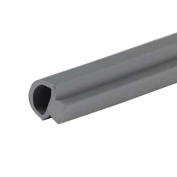 M-D Building Products 3/8 in. x 5/16 in. x 36 in. Gray Vinyl/Polymer Replacement Insert for Outswing Door Thresholds - 13409