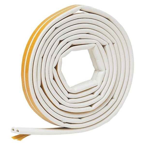 Frost King V25WA Weatherseal Tape, 5/16 in W, 17 ft L, EPDM Rubber, White - V25W