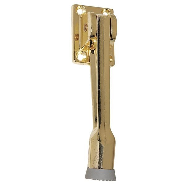 Rockwood Lever Door Holder, Pol Brass, Cast Brass - 461L.3