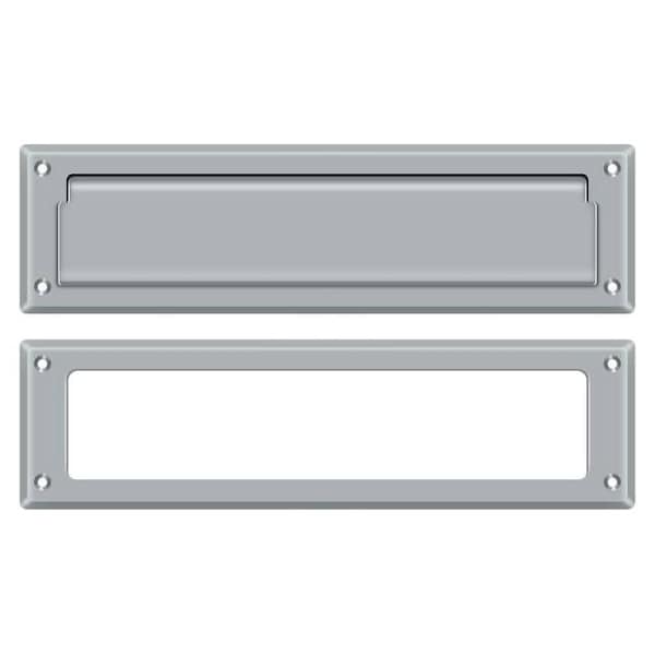 Deltana Mail Slot 13-1/8" With Interior Frame Satin Chrome - MS211U26D