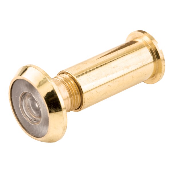 Prime-Line 9/16 in. Bore 200-Degree Solid Brass. Bright Brass Finish, Door Viewer - U 9891