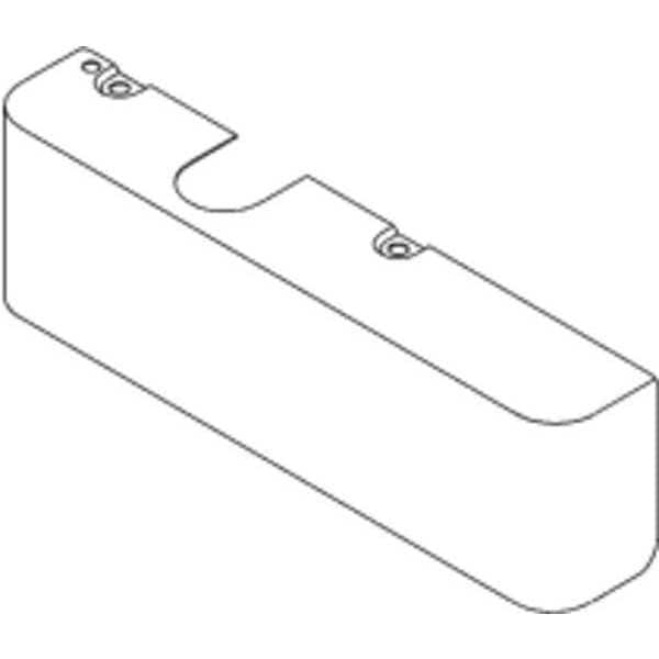 Lcn Metal Cover, Silver, Aluminum, 12-1/4 in. L - 4010-72MC LH AL