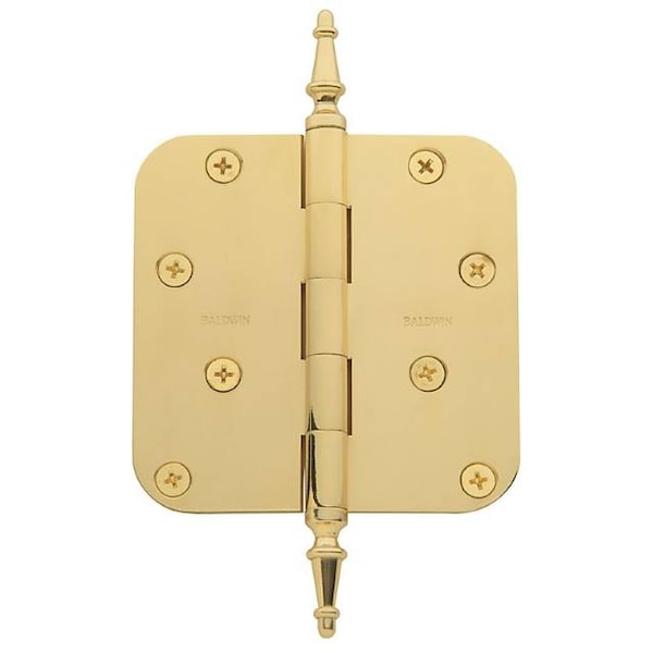 Baldwin Estate Lifetime Brass Hinge Pins and Finials - 1093.003.I