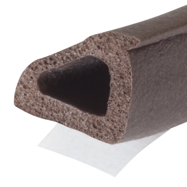 M-D Building Products 3/8 in. x 3/8 in. x 17 ft. Brown Premium Silicone Rubber PLATINUM Window Seal for Ex-Large Gaps - 43848