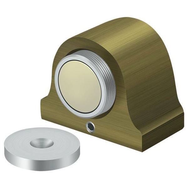 Deltana Magnetic Dome Stop Antique Brass - DSM125U5