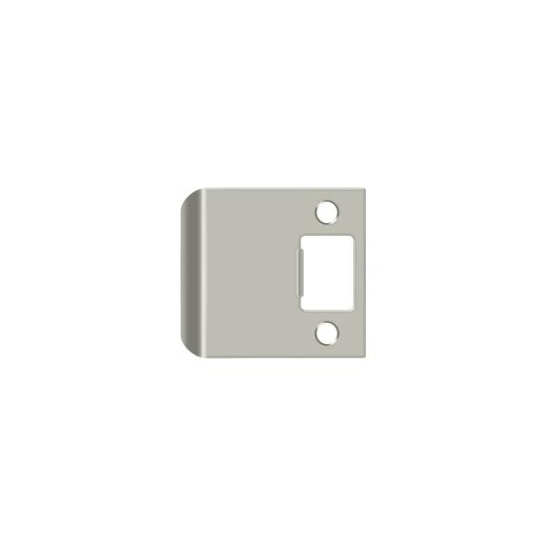Deltana Extended Lip Strike Plate, 2-1/2" Overall Satin Nickel - SPE250U15