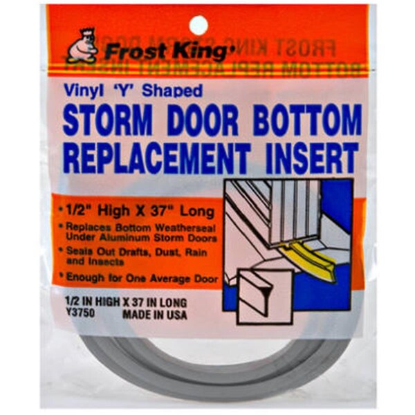 Thermwell Products Thermwell Y3750 37 in. Gray Storm Door Bottom - TH575013