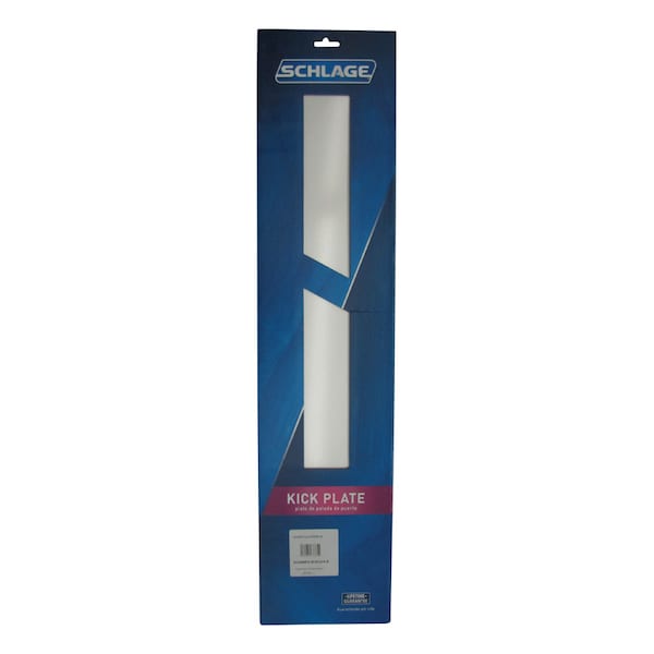 Schlage Schlage 8 in. H X 34 in. L Anodized Aluminum Kickplate - SC8400PA28 8X34