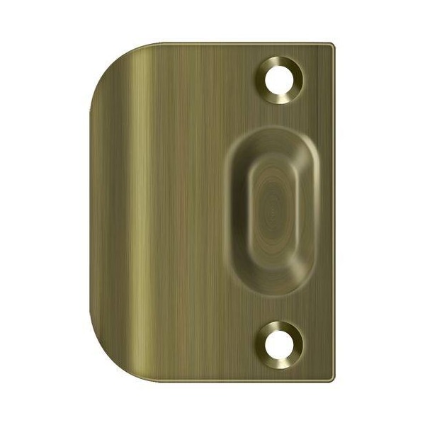 Deltana Full Lip Strike Plate Antique Brass - FLSP335U5
