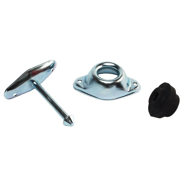Rv Designer RV Designer E251 Metal Plunger-Style Entry Door Holder - Straight, 3" - E251