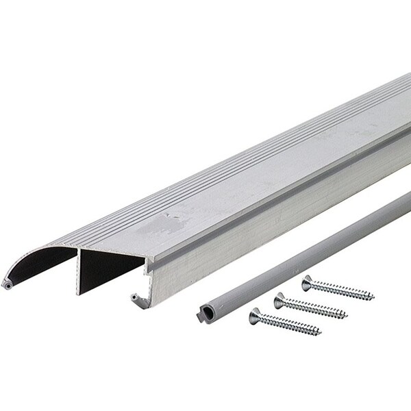 M-D Building Products TH153 Bumper Threshold, 36 in L, 4 in W, Aluminum, Mill - 69694