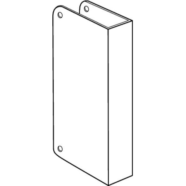 Zoro Select Door Reinforcer, H 4 1/2 x W 4 1/4 In - 2MDG6