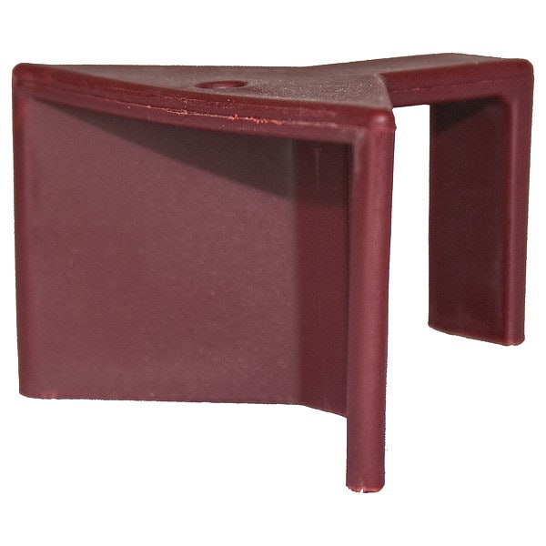 Pressto Valet Door Wedge, Reinforced Thermo-Plastic, Red, 2"H x 2-1/2"W - PVDS02