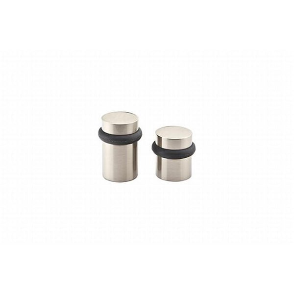 Patioplus 2 in. Cylinder Floor Bumper, Satin Nickel - PA1621449