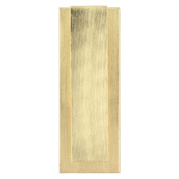 National Hardware National Hardware Reed 4.75 in. L Brushed Gold Brass Door Knocker - N336-705