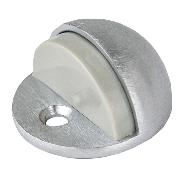 Trans Atlantic Co. Brushed Chrome Low Dome Floor Mounted Door Stop - GH-DS436-US26D