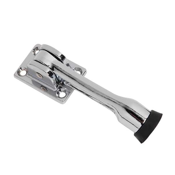 Zoro Select Lever Door Holder, Zinc, Silver, 1-7/16"W - 1XNK8