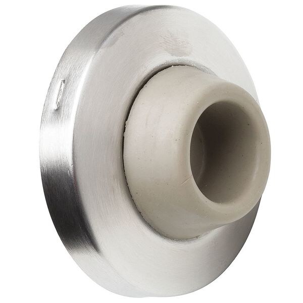 Ives Door Stop, Stainless Steel, Silver, 2-1/2"H x 2-1/2"W - WS406/407CCV US32D