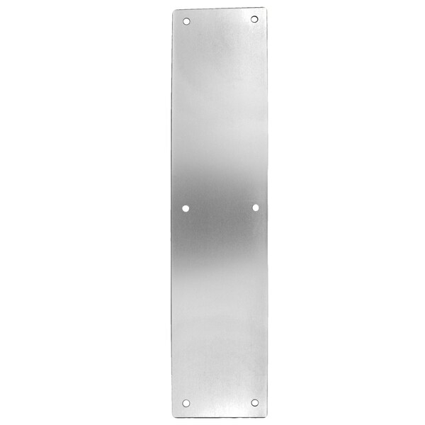 Global Door Controls 4 in. x 16 in. Stainless Steel Push Plate - GH-PP54-US32D