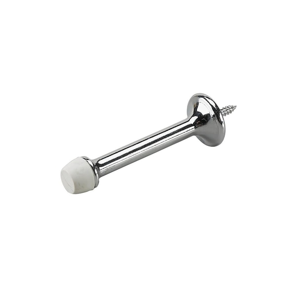 Richelieu 2Pack 3in 76 mm Rigid Door Stop, Chrome - 216CV