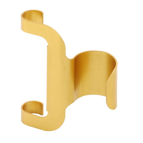 Prime-Line High Security Door Lock Finger Pull w/ Adhesive, Aluminum Construction, Gold Finish - MP108268
