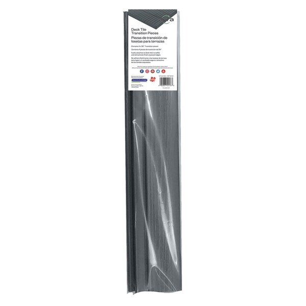 Aura Aura 1 in. H X 3 in. W X 24 in. L Prefinished Driftwood Polystyrene Floor Transition - DST-004-DW01