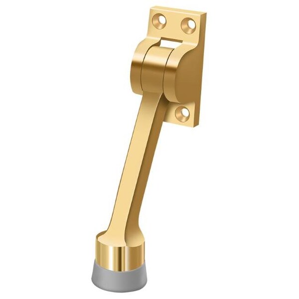 Deltana Kickdown Holder Lifetime Brass 4" - DHK4CR003