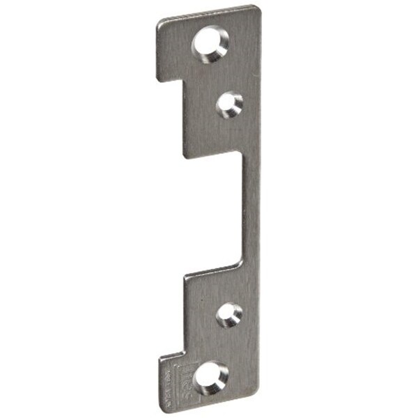 Book Publishing Co 501A Round Corner Faceplate for 5000 Strike, Satin Stainless Steel - GR3251255