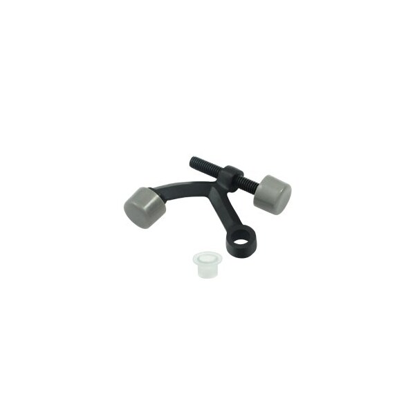 Deltana HP70U19 Hinge Mounted Hinge Pin Door Stop Paint Black, 10PK - HP70U19-XCP10