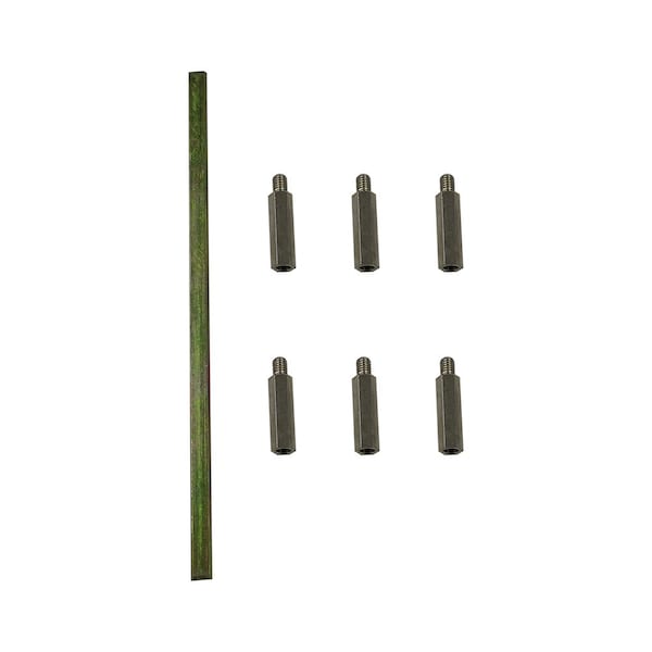 Lockey Usa Lockey Extension Kit for Use with C/M/2000/3000 Series on Doors and Gates up to 5in Thick - EXT KIT 2000/3000