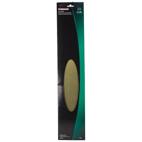 Prosource Kick Plate, 30 in L, 6 in W, Aluminum - 32303BBD-PS