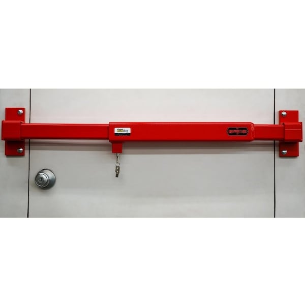 The Equipment Lock Company Job Office Door Lock, Adjustable to fit 32" - 40" wide doors - JODL-RK