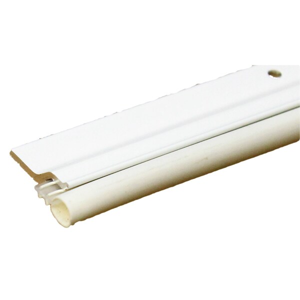 Randall Aluminum and Vinyl Door Weatherstrip Set Top (36") Piece and Two Side (84") Pieces (White) - V-88-WH
