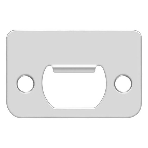 Deltana Strike Plate, 2-1/4" X 1 1/2" Bright Stainless Steel - SP225U32