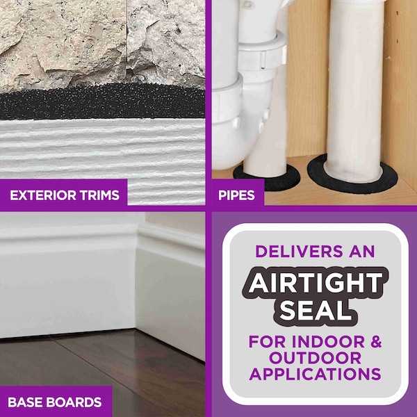 M-D Building Products 1 in. Neutral Expandable Foam PLATINUM Weatherseal for Uneven Gaps - 03166