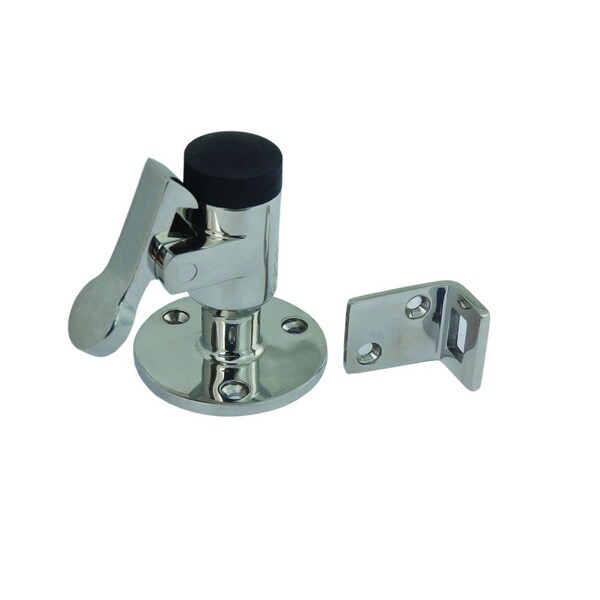 Whitecap Door Holder with Cushion - 1-7/8in Base Diameter x 2-7/16in Standoff - S-0040C