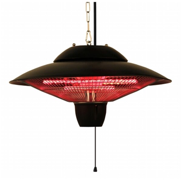 Fast Fans 1500 Watt Hammered Brown Dual Power Gazebo Infrare - FA3536880