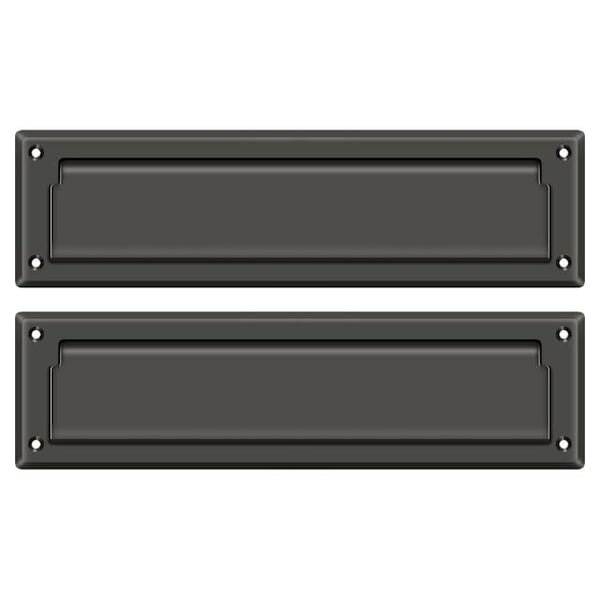 Deltana Mail Slot 13-1/8" With Interior Flap Oil Rubbed Bronze - MS212U10B