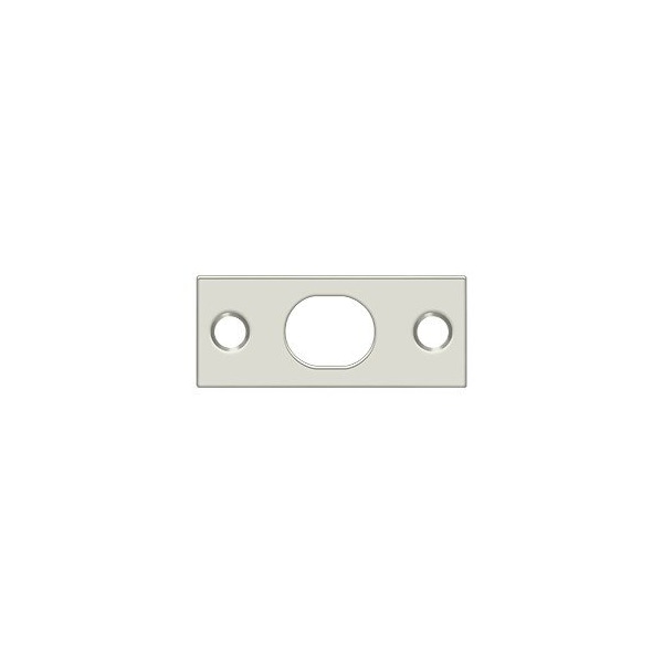 Deltana Strike Plate For Extension Flush Bolt in Polished Nickel - SP12EFB14