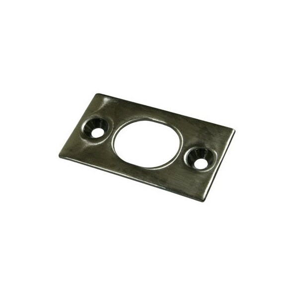 Deltana SP6FBU15A Strike Plate For 6 Flush Bolt Antique Nickel, 10PK - SP6FBU15A-XCP10