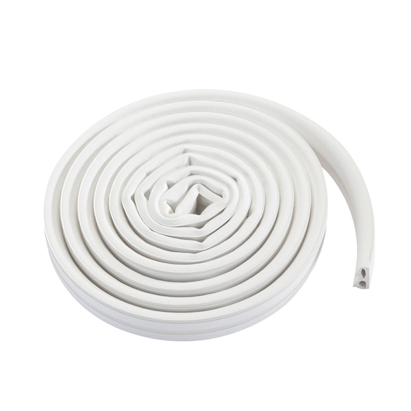 M-D Building Products 3/8 in. x 3/8 in. x 17 ft. White Premium Silicone Rubber PLATINUM Window Seal for Ex-Large Gaps - 43846