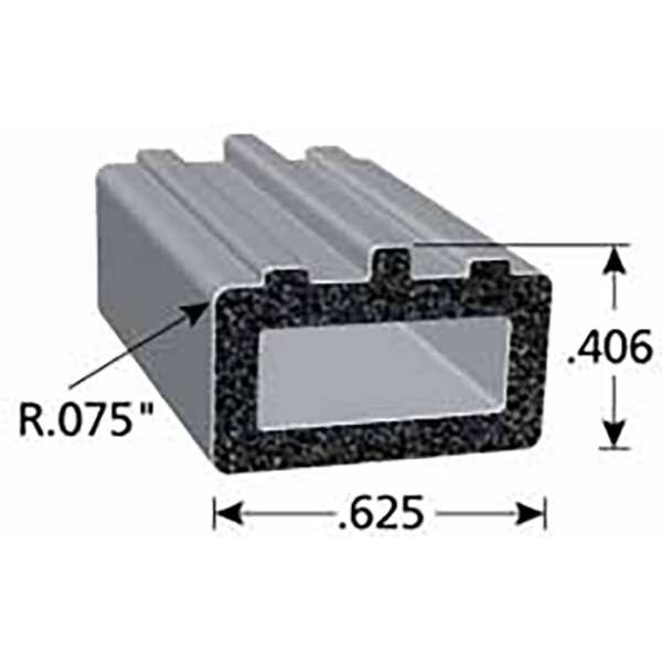 Fairchild Seal, EPDM Rubber, Black, 50 ft L - RS1034-50