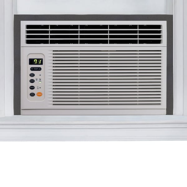 M-D Building Products 2-1/4 in. X 42 in. Gray Air Conditioner Weatherseal for Window Units - 02535