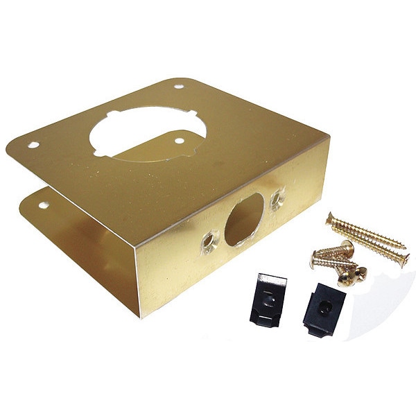 Zoro Select Cover Plate, Plated, 4-1/2" Outside Dia. - 19-174-4