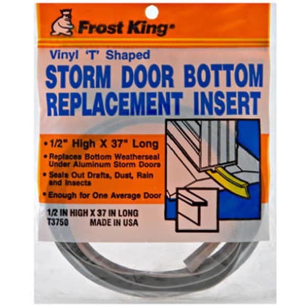 Thermwell Products Thermwell T3750 37 in. Gray Storm Door Bottom - TH575016