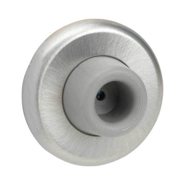 Pamex 2-1/2in Diameter Concave Wall Stop Satin Stainless Steel Finish - DD0253SS