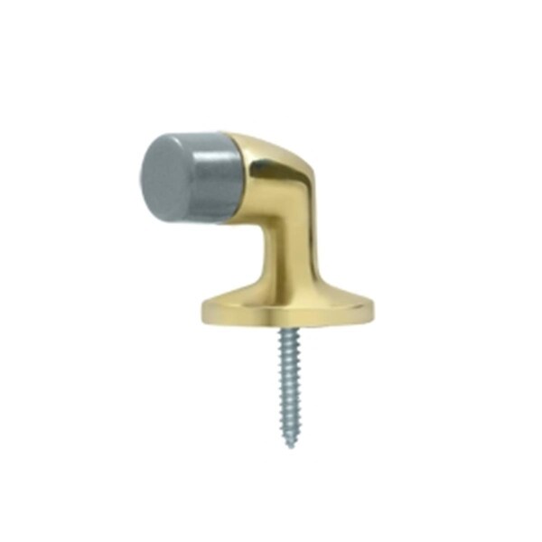 Patioplus 1.37 in. Floor Door Bumper, Bright - PA1634113