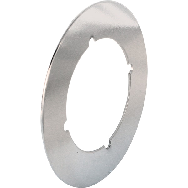 Prime-Line Lock Back Plate, 3-1/2 in., Stamped Steel Construction, Nickel Plated 2 Pack - MP9517